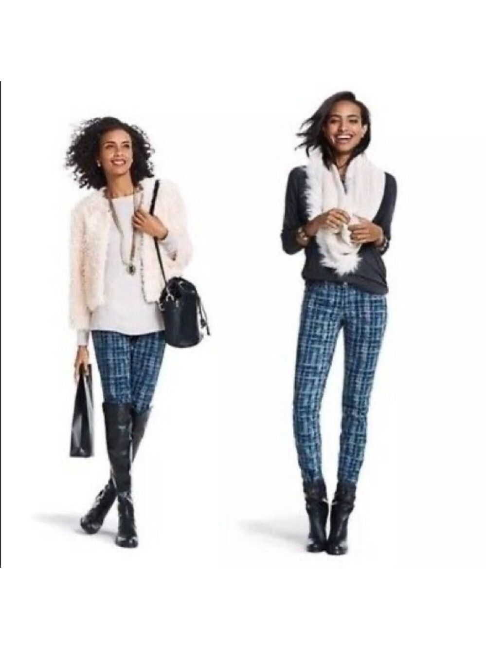 CAbi Grid Skinny Jeans Tie Dye 3407